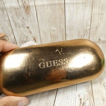 Guess Shiny Gold Eyeglass Sunglass Hard Clamshell CASE ONLY - $7.87