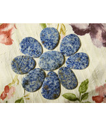 Natural Sodalite Focal Bead, Pendant, 50mm, Blue, White, Cream - $12.21 CAD