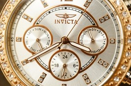 NOS INVICTA Angel Lady Collection Watch Model 20471 Quartz Rhinestone Ro... - £193.60 GBP