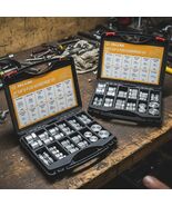 128 Pce Hydraulic Cap &amp; Plug Fitting Kit JIC ORFS Steel Galvanized Threa... - $279.75 CAD