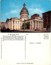 Missouri St. Louis Old Court House Classic Trucks &amp; Cars Vintage Postcard - £7.63 GBP