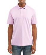 George Men&#39;s Short Sleeve Solid Polo Size XL (46-48) Lavender No Roll Co... - $13.99