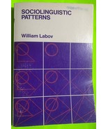 Vtg Sociolinguistic Patterns by William Labov (PB 1984) - $5.78