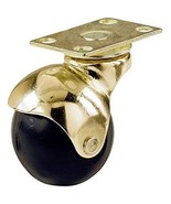 Wheel Caster, Black With Brass Hood Caster With Plate, 2-In., 2-Pk. - $464.33 MXN
