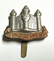 WWI Era British Cambridgeshire Bi-Metal Cap Badge  - $12.95