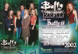 Buffy The Vampire Slayer Season Six B6-1 Promo Card - $2.50