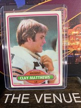 1980 Topps #418 Clay Matthews RC : Cleveland Browns - C - £3.97 GBP