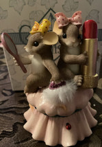 Fitz and Floyd Charming Tails 89/286 &quot;Being Sisters Is A Beautiful Thing&quot; Mouse - £27.78 GBP