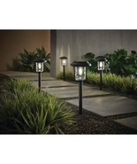 4 Pack - Solar LED Light Set - Outdoor Path Lighting in Black - $2,513.36 MXN
