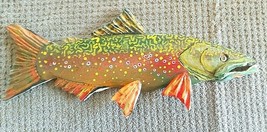 &quot;Buck Spawning Brook Trout, 2021/ #14, NEW DESIGN! For Sale Right Face, 15 inch - £57.70 GBP
