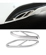 1 Pair Stainless Exhaust Pipe Muffler Trim For Mercedes-Benz W246 W246 W... - $26.97