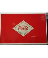 Coca-Cola Diamond Logo Label on Red Background Preproduction Art Work - £14.80 GBP
