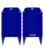 Privacy Shields 12 Pack Blue Durable Easy Carry Plastic Desk Dividers-Ea... - $2,280.25 MXN