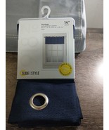 No 918 Montego One Grommet Valance 56&quot; x 14&quot; -Dark Blue with Silver Grom... - €16,04 EUR