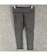 Lululemon Leggings Capri Women&#39;s Size 8 Pull On Stretch Gray Activewear - $41.86 CAD