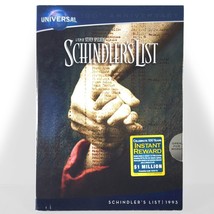 Schindler&#39;s List (DVD, 1993, Widescreen, 100th Anniv.) Brand New w/ Slip ! - £7.45 GBP