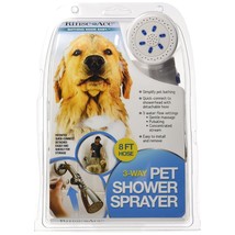 Rinse Ace 3 Way Pet Shower Sprayer with 8 Foot Hose and Quick Connect to Showerh - $33.99