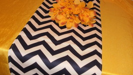 CHOOSE COLORS Table Runner Zigzag chevron decor wedding bridal red pink gray cor - £15.18 GBP