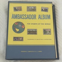 Vintage Ambassador Album Stamps of the World Partially Filled 1960s - £23.41 GBP