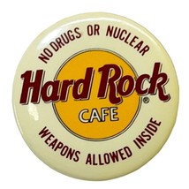 Hard Rock Cafe Vintage Fridge Magnet No Drugs or Nuclear Weapons Allowed... - £13.27 GBP