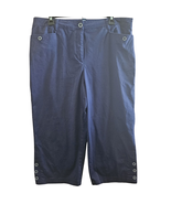Navy Blue Crop Dress Pants Size 16 - £19.83 GBP