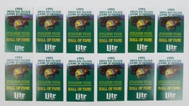 Green Bay Packers 1990s Football Pocket Schedules Lot of 12 w/Duplicates - $29.69