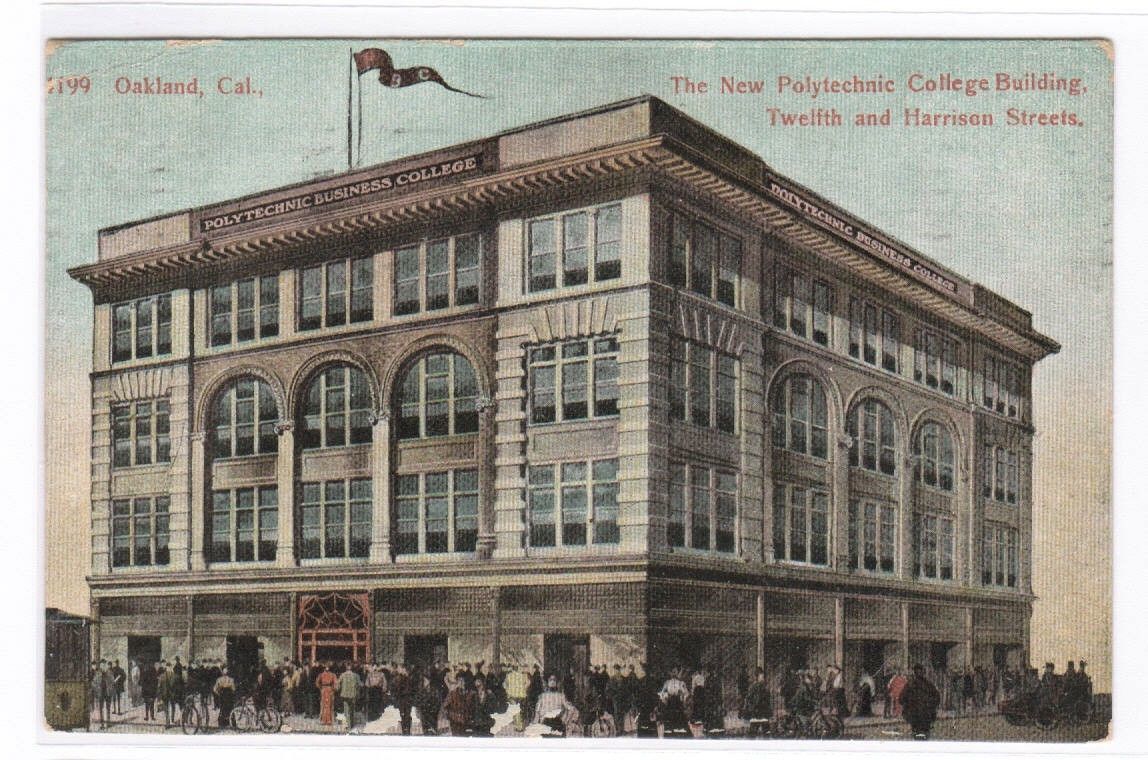 Primary image for Polytechnic College Oakland California 1908 postcard