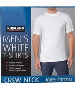 Kirkland Men’s Crew Neck Tees, 6-pack - White Size L - $37.99