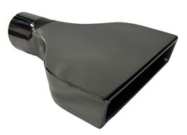 Exhaust Tip 2.50 Inlet 7.75 X 2.25&quot; Outlet 10.00 Long WLT1-225775-250-BC-S Recta - £39.27 GBP