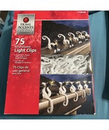 Home Accents Holiday 75-Pack All Purpose Light Clips New in Box - $129.64 MXN