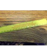 Bertels Metalware Company Plastic 7 inch Advertising Ruler - $13.78 CAD