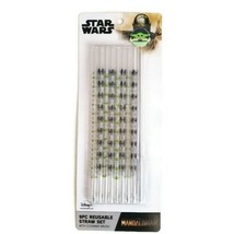 Disney Star Wars The Mandalorian The Child 9 Piece Reusable Straw Brush Set - £4.15 GBP