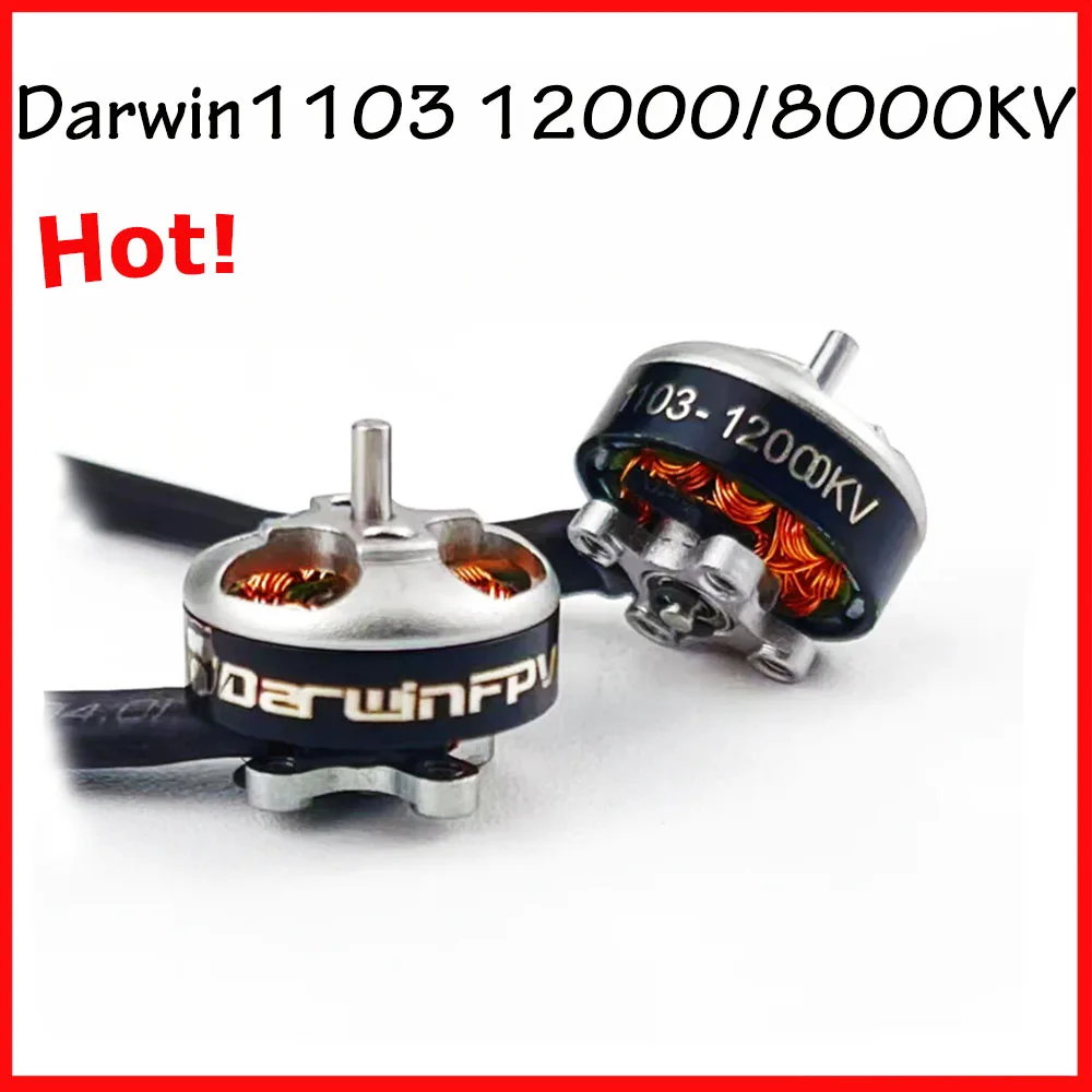  8000KV-4PCS DarwinFPV 1103 12000KV/8000KV Brushless Motor  FPV Drone As... - $52.76