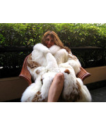 Babyalpaca pelt long coat, fur outerwear, Large - £950.25 GBP