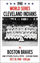 1948 CLEVELAND INDIANS VS BOSTON BRAVES 8X10 TEAM PHOTO BASEBALL PICTURE... - £3.88 GBP