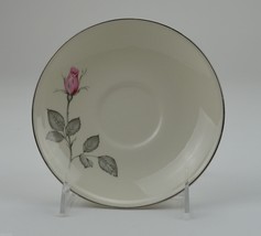 Flat Cup Saucer Zylstra Rose Pattern 6&quot; Round China Dinnerware Tableware - £5.50 GBP