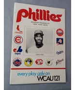 1970 Phillies vs Mets Cleon Jones Cover Program / Scorecard filled out V... - £9.34 GBP