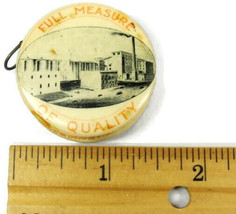 Vintage Tape Measure Plastic Round Shape Advertisement Hubbard Milling Mankato - £23.73 GBP