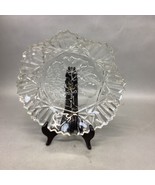 Vintage Federal Glass Pioneer Pattern Serving Bowl Clear Fruit Pressed G... - $14.85