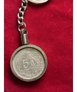 MEXICO silver coin key chain - £27.33 GBP