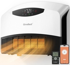 Givebest Electric Wall Heater With Wifi And Remote Control, Floor Or Wall - $129.99