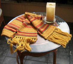 Alpacawool scarf, shawl in a folclorical peruvian design - £35.96 GBP
