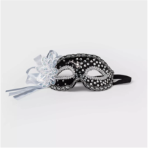 Hyde and Eek! Boutique Adult Silver Noir Masquerade Costume Mask, One Size, NWT - £5.74 GBP