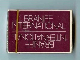 BRANIFF International Sealed Deck of Brown Playing Cards  - £9.38 GBP
