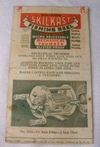 c1953 VINTAGE PFLUEGER SKILKAST FISHING REEL DIRECTIONS - £5.45 GBP