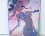 Chika Fujiwara Glitter Premium Waifu Card Anime Girl Wall Art Oversized ... - $22.76