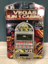 Rare Vegas Casino Arcade 5 In 1 Poker Blackjack Baccarat Slots Deuces Handheld - £16.81 GBP