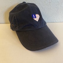 Breast Cancer Hat Cap Blue Heart Flag - $9.00