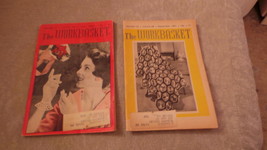 Lot of 2 The Workbasket Magazine from 1961 &amp; 1964; knitting, crafts, home, food - £5.41 GBP