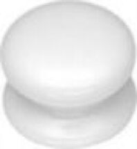 1  New  Belwith #P6107-W White Porcelain KNOB - $8.99